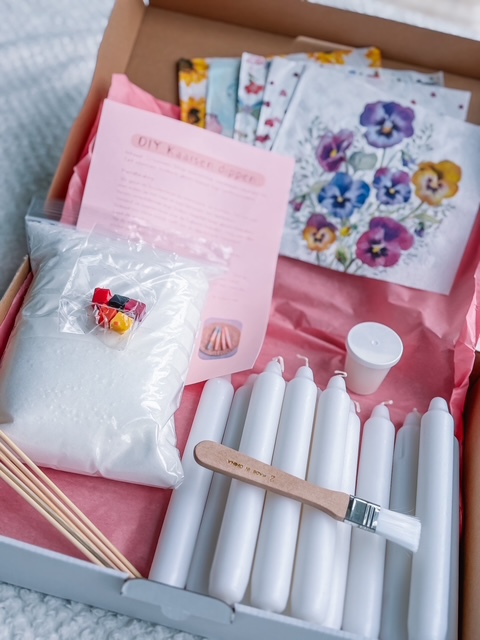 DIY BOX Kaarsen pimpen