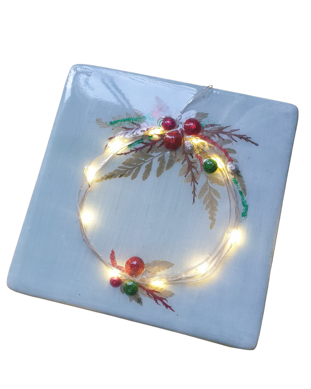 Workshop Kerst tegeltje maken - Foto