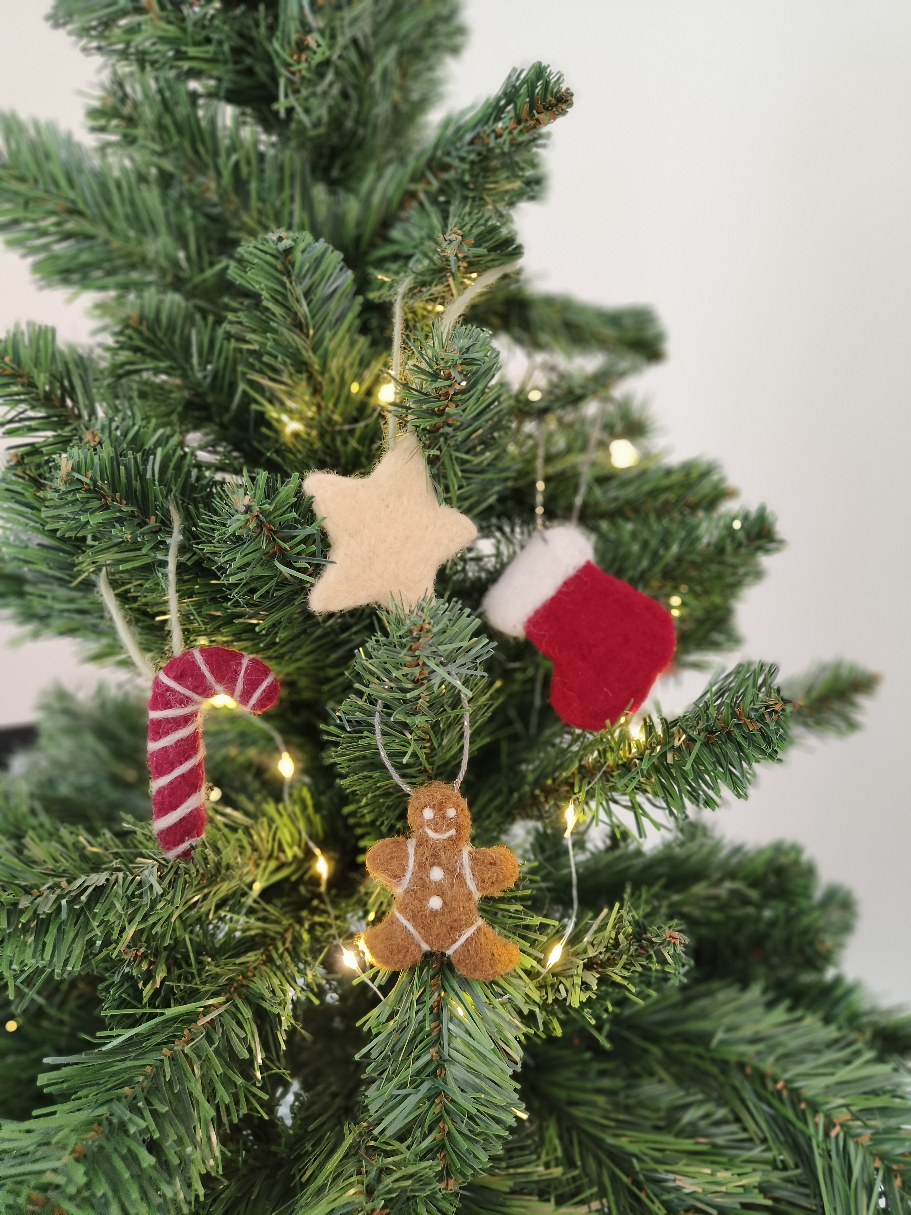 DIY Vilten kersthangers