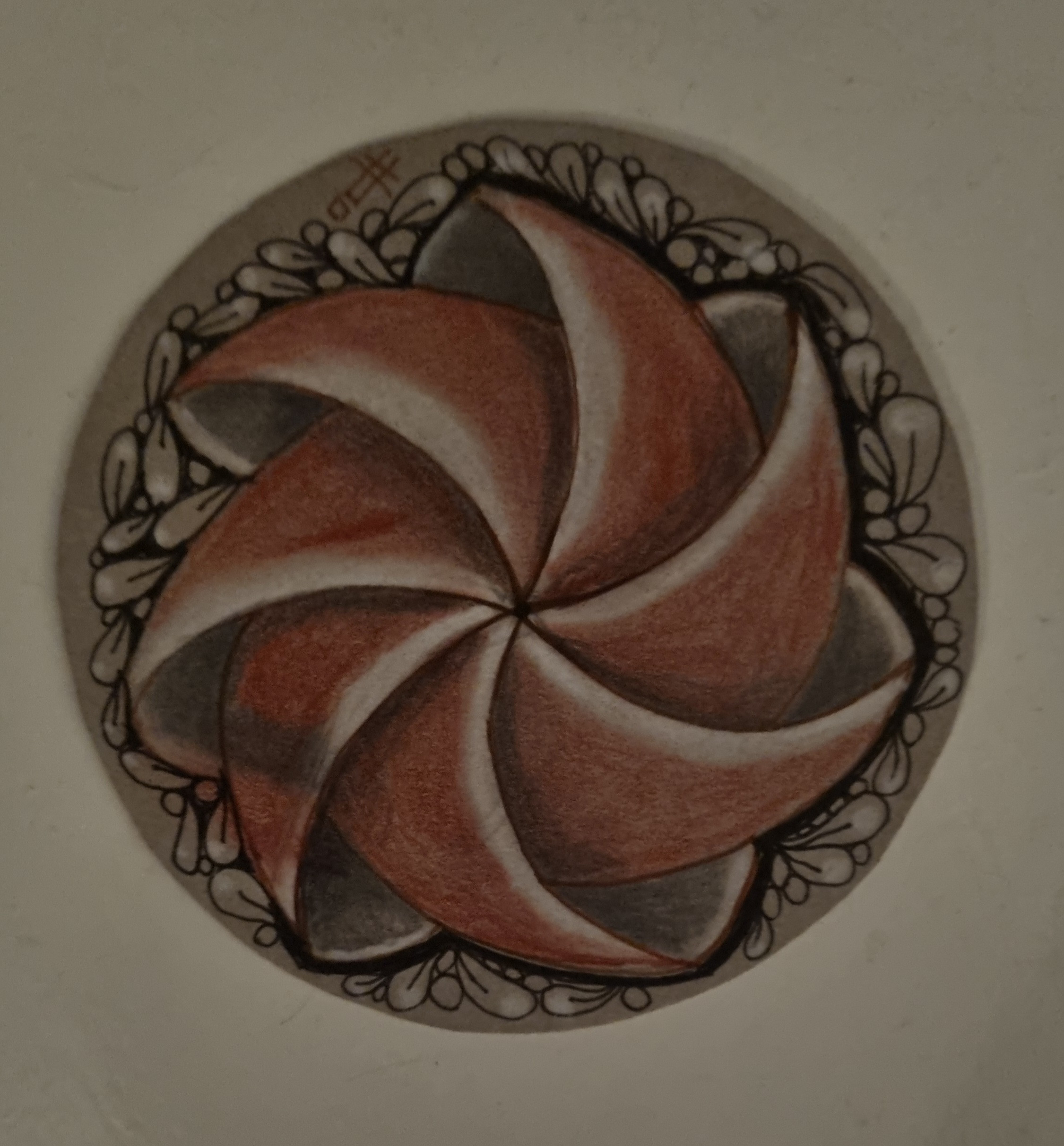 Neurographica tekenen Zen-art/ neurografics - Foto