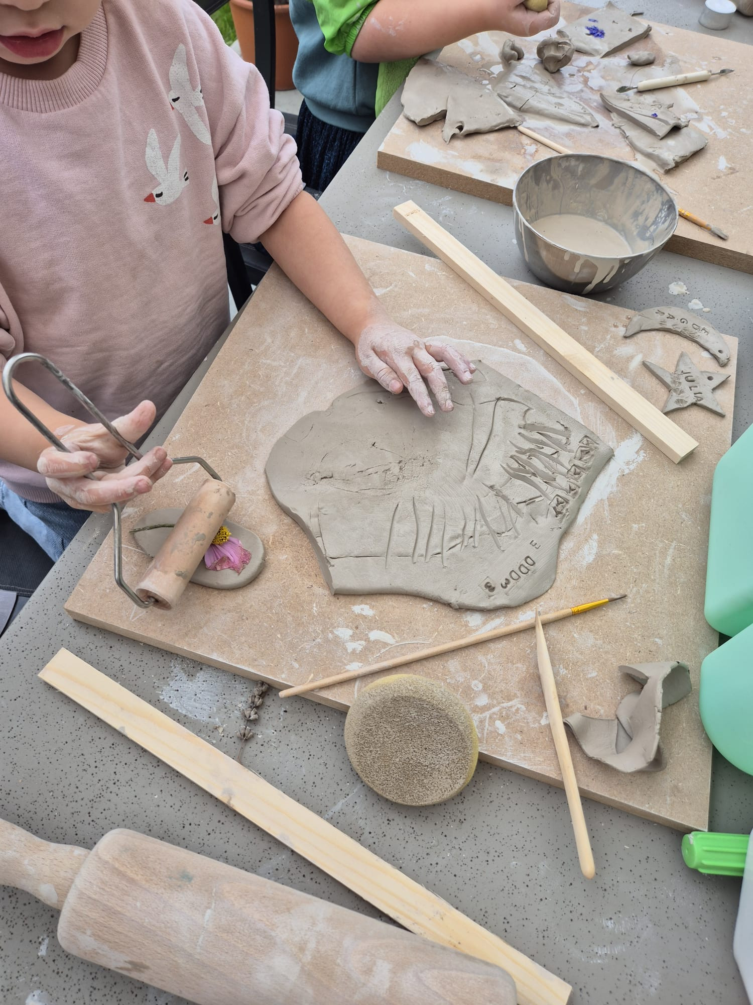 Klei(n)moment - Ouder & kind Workshop - Foto