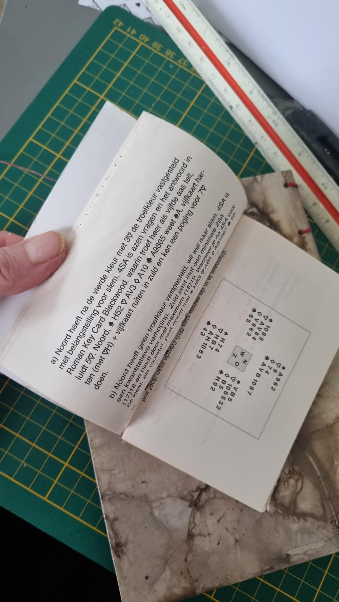 Boekbinden voor beginners maak je eigen diarybook - Foto