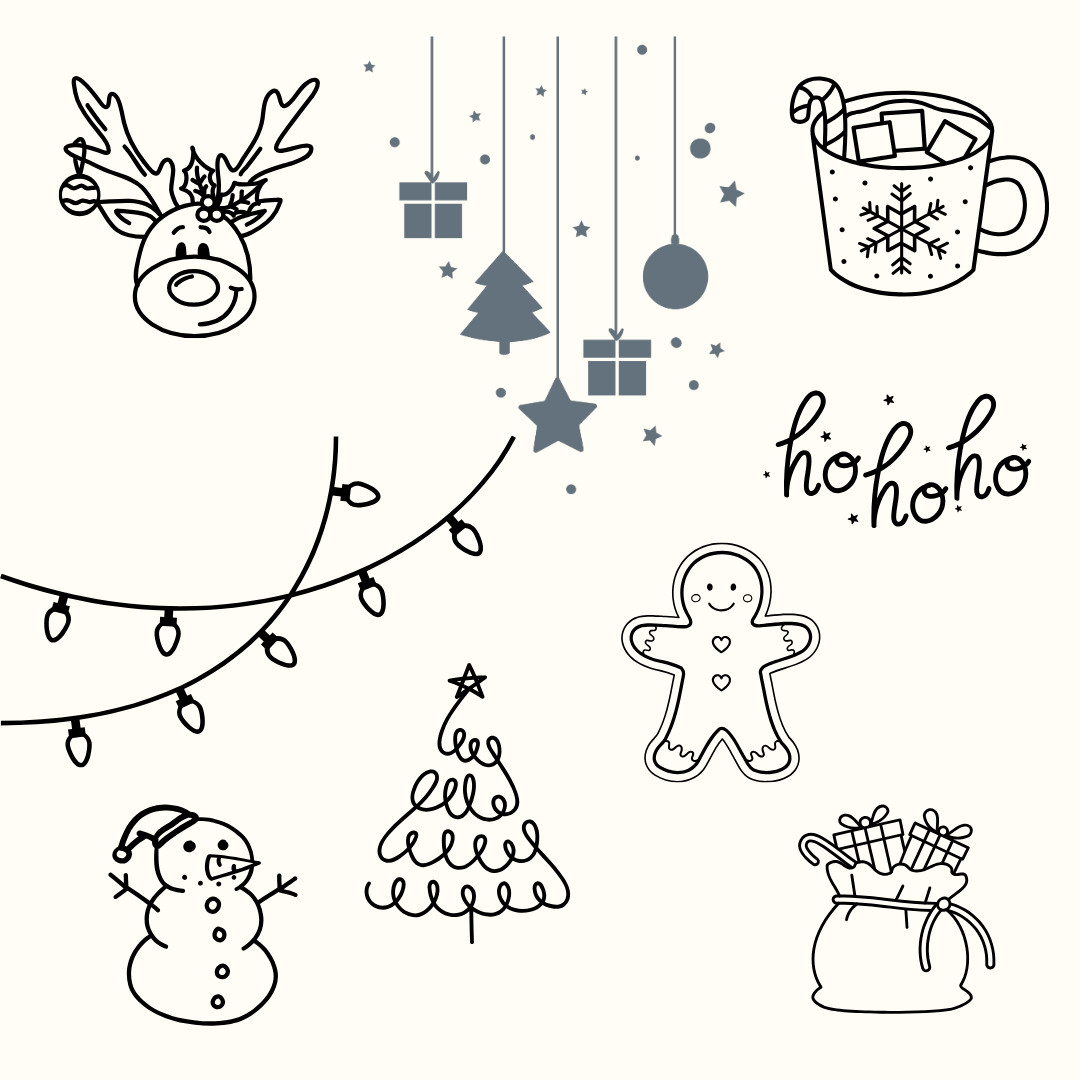 KERST DIY - Raamtekeningen HOLIDAYS🪟🎉 - Foto