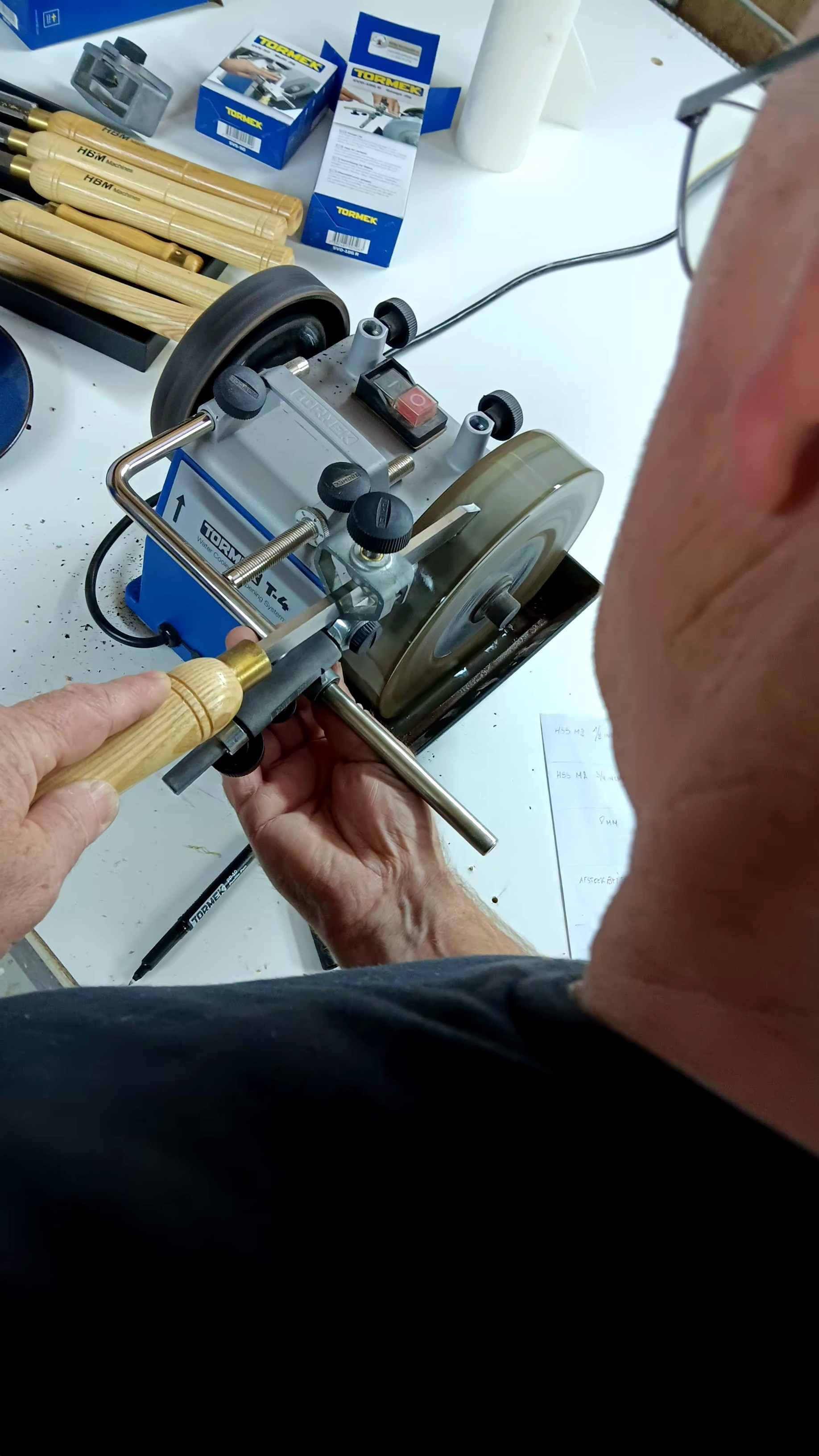 Slijpen en Afwetten van beitels - Workshop (Max. 1 Pers) - Foto