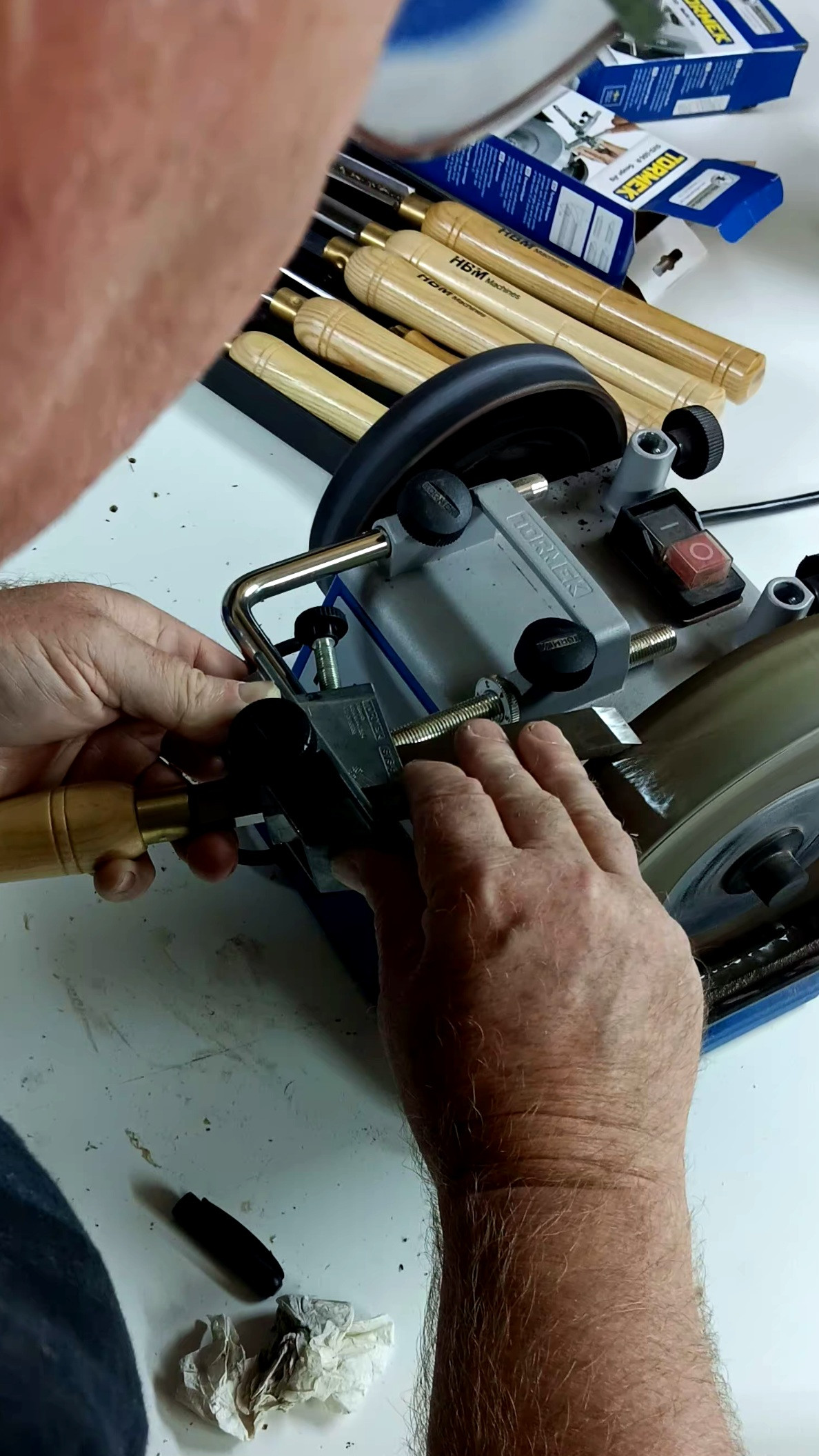 Slijpen en Afwetten van beitels - Workshop (Max. 1 Pers) - Foto