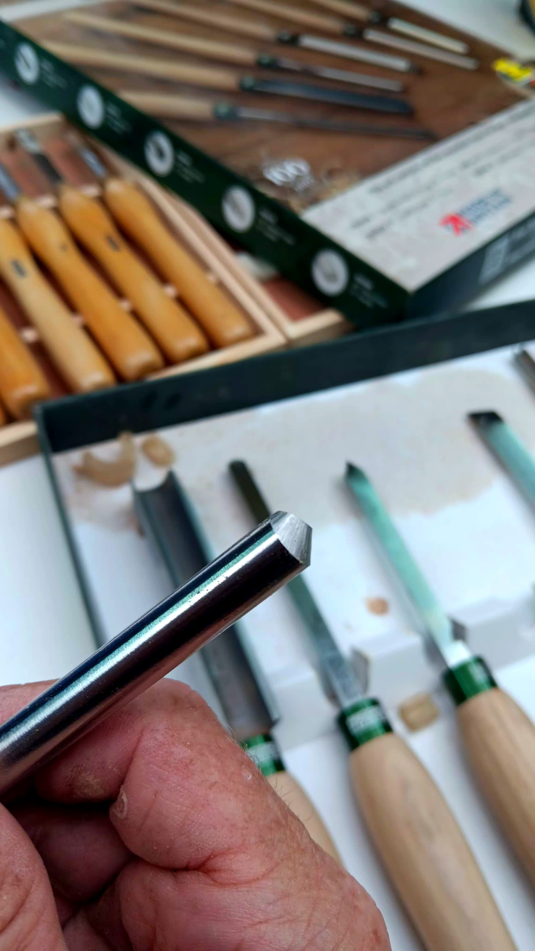 Slijpen en Afwetten van beitels - Workshop (Max. 1 Pers) - Foto