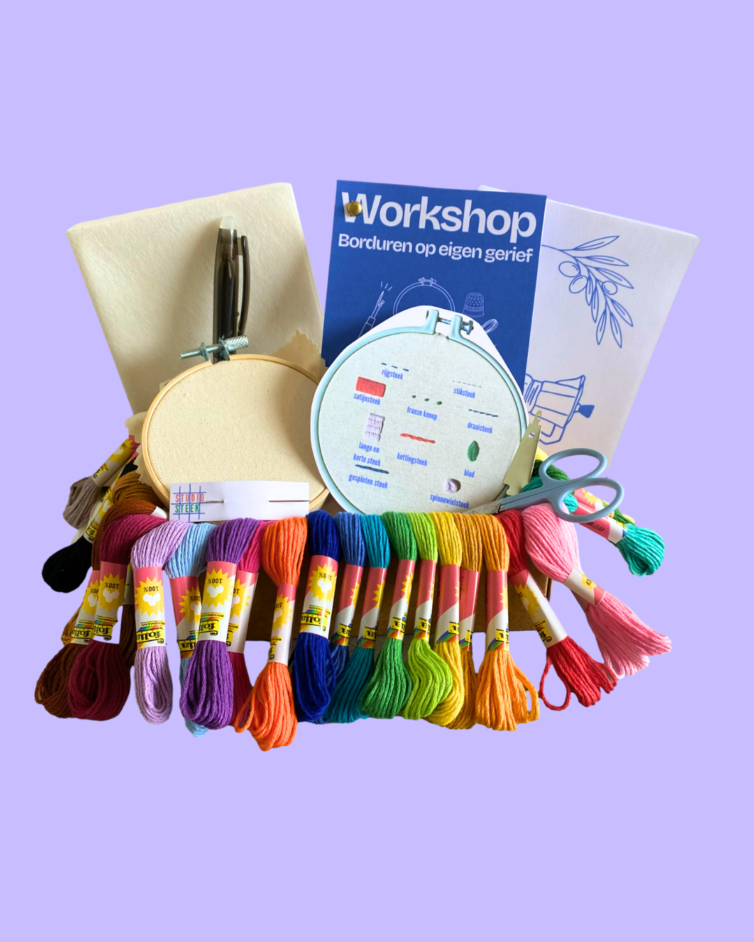 Borduurworkshop in een doosje