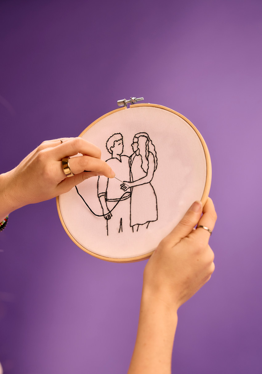 Workshop borduren - Foto