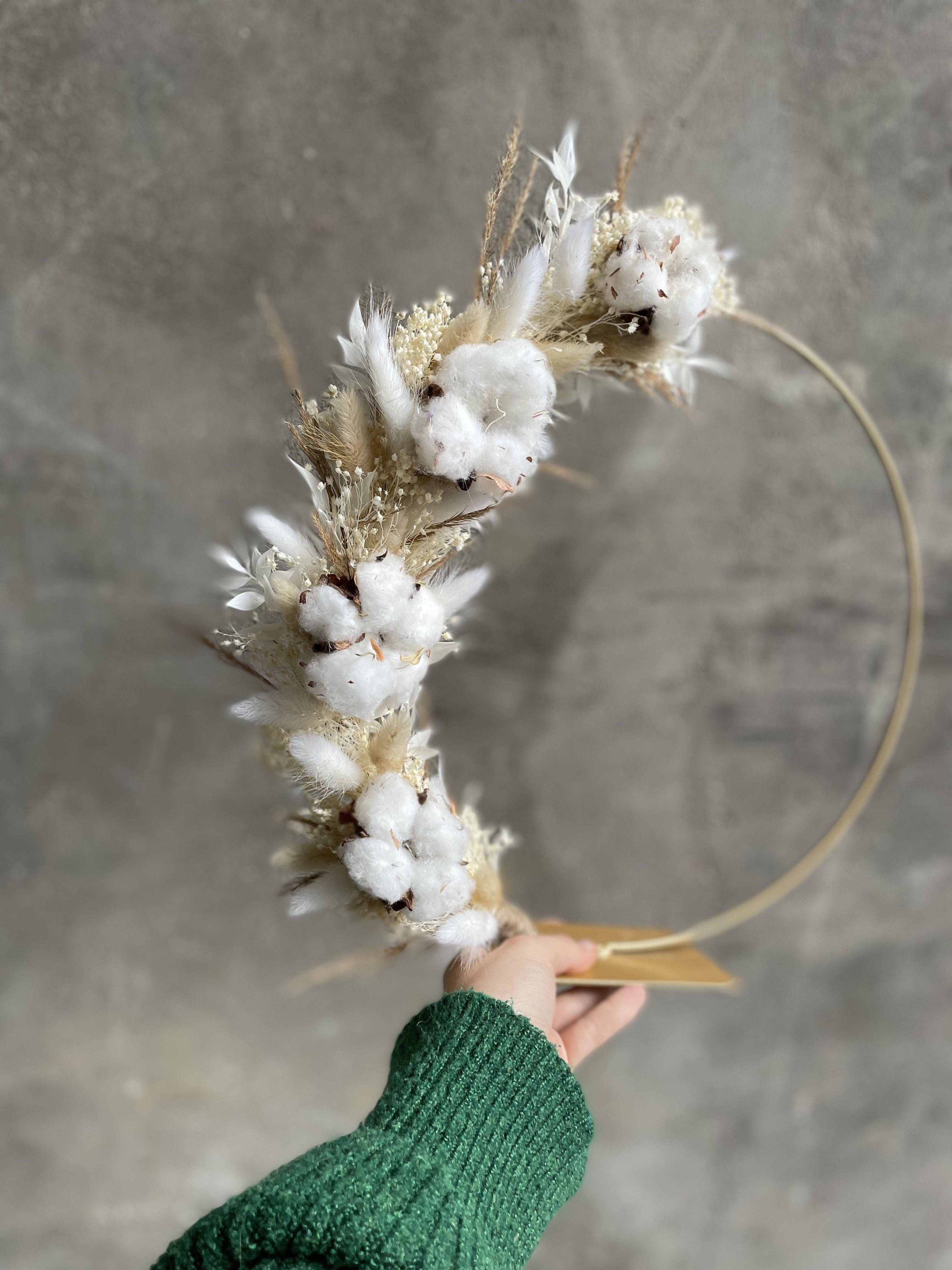 DIY kit – Krans Cotton Beauty - Foto