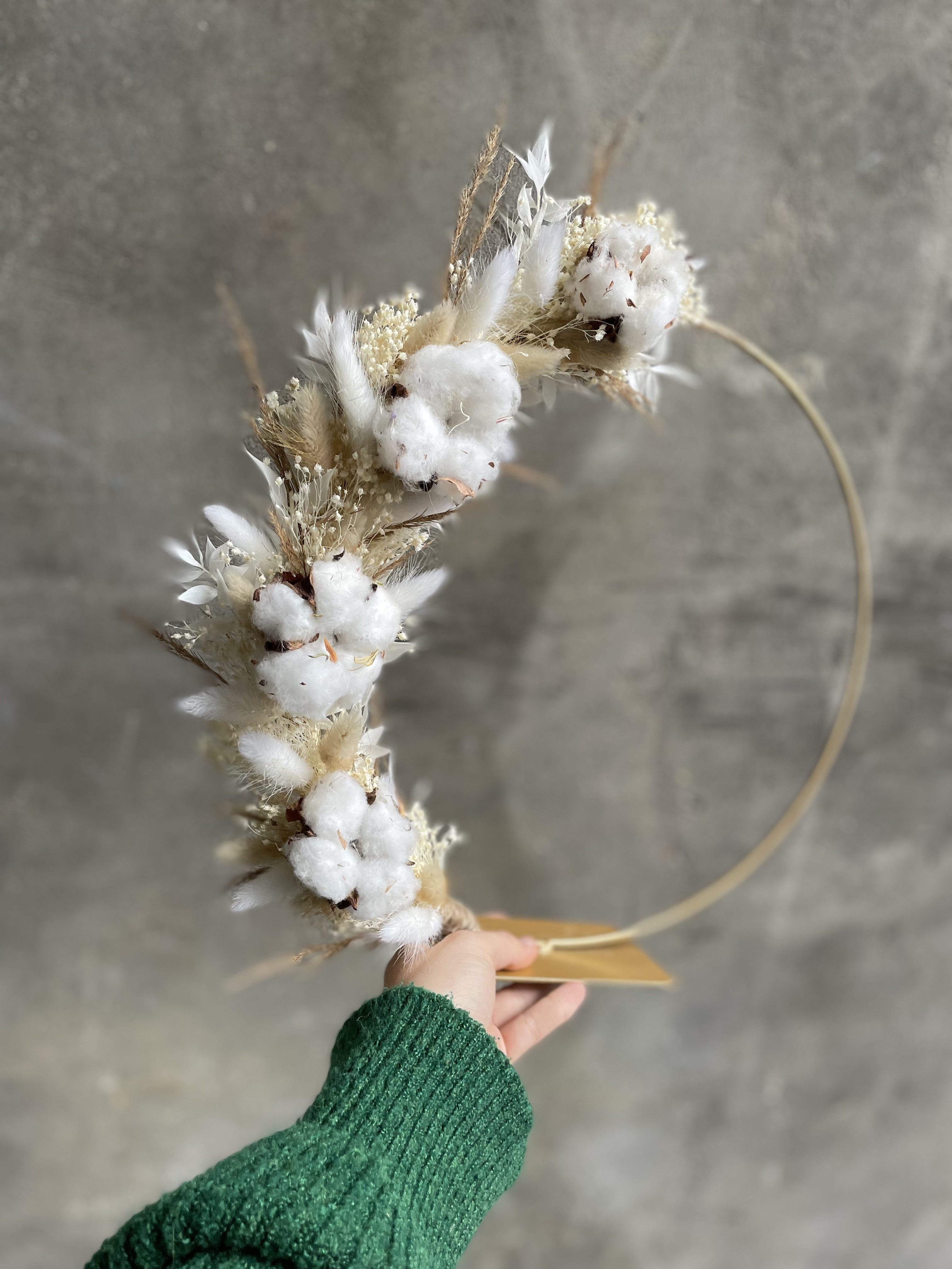 DIY kit – Krans Cotton Beauty - Foto