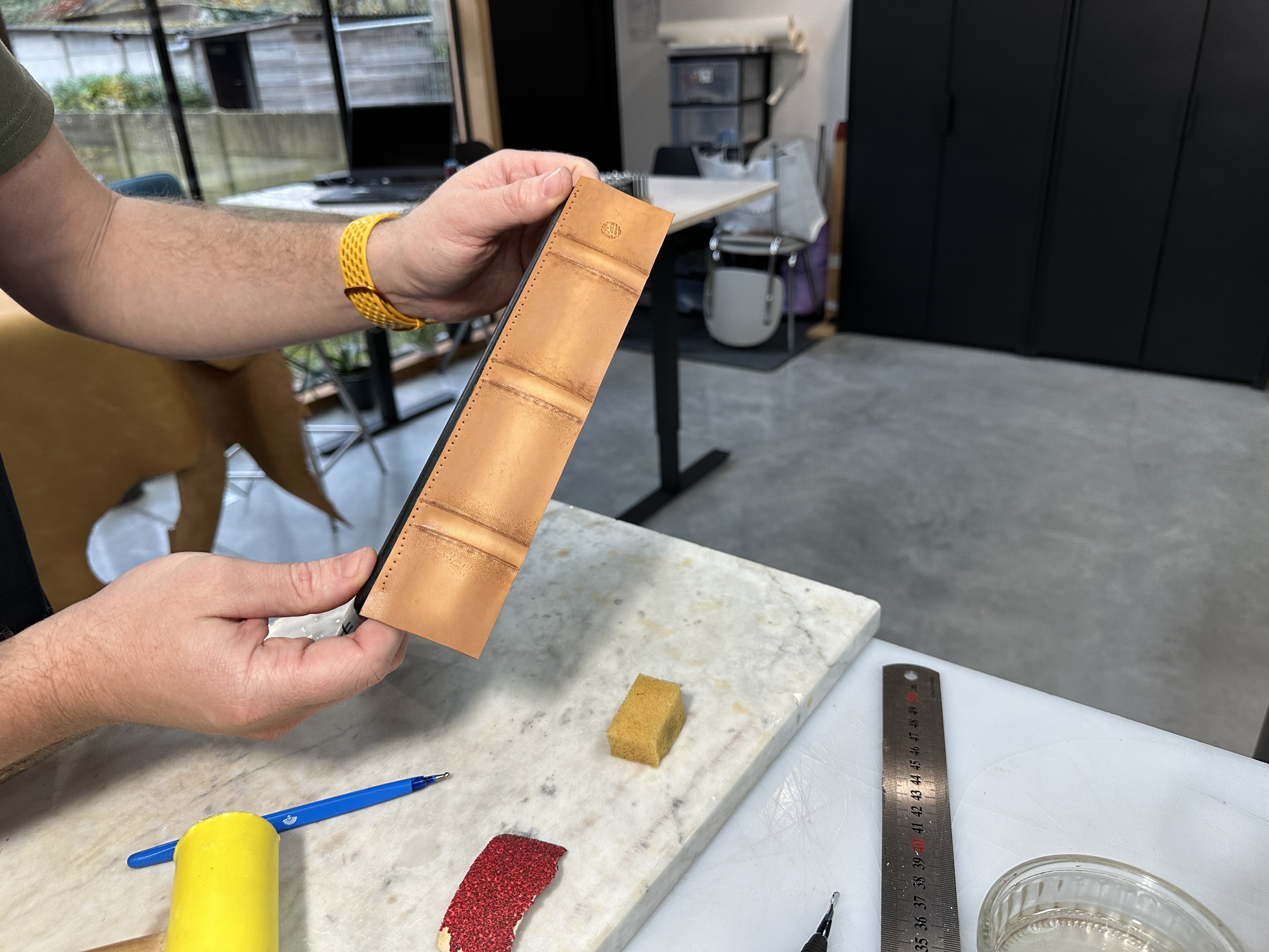 Leathercarving workshop - leer snijden & stempelen in leer