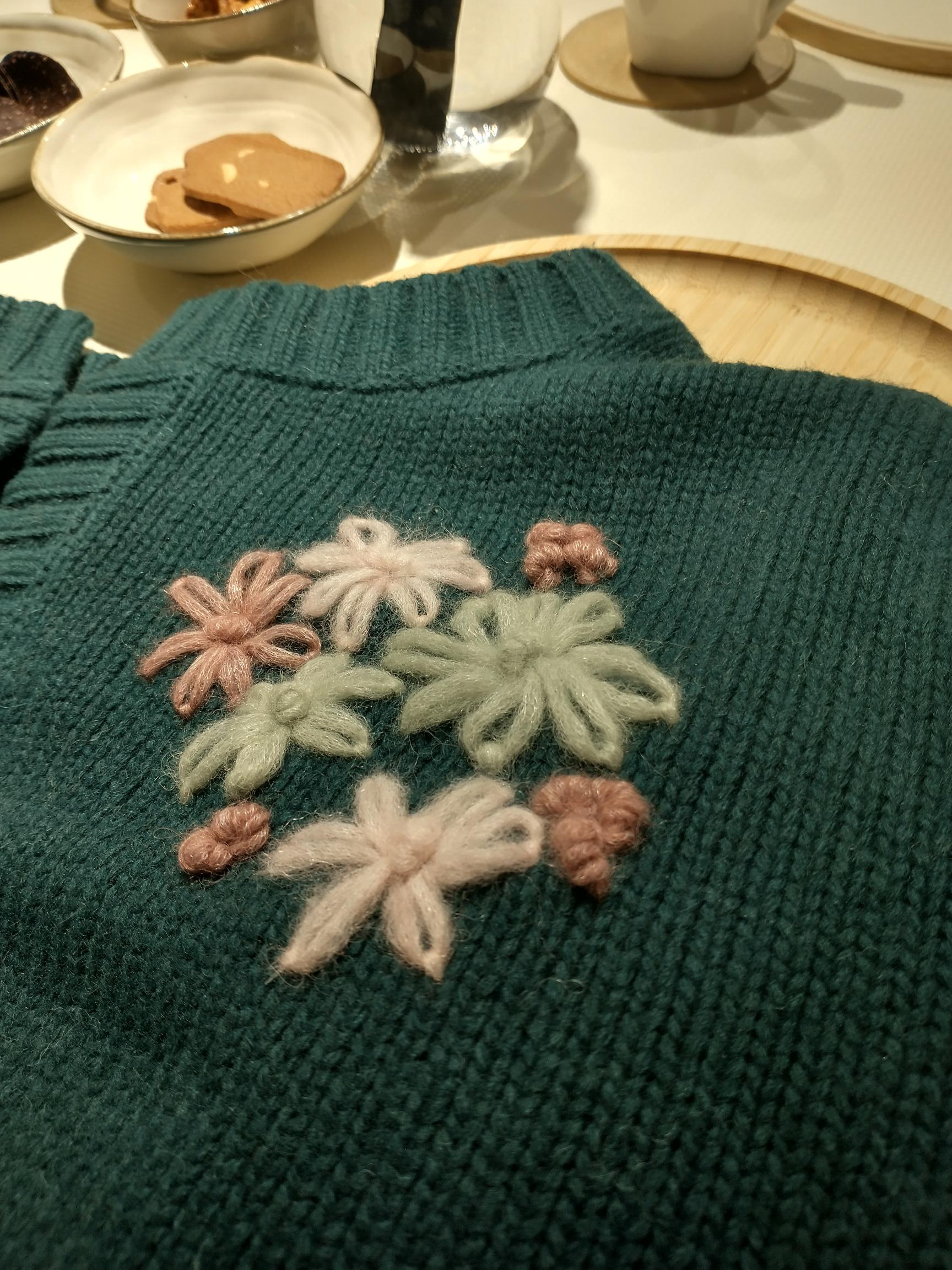 Stitch and bloom "pimp jouw wolletje"-workshop in groep - Foto