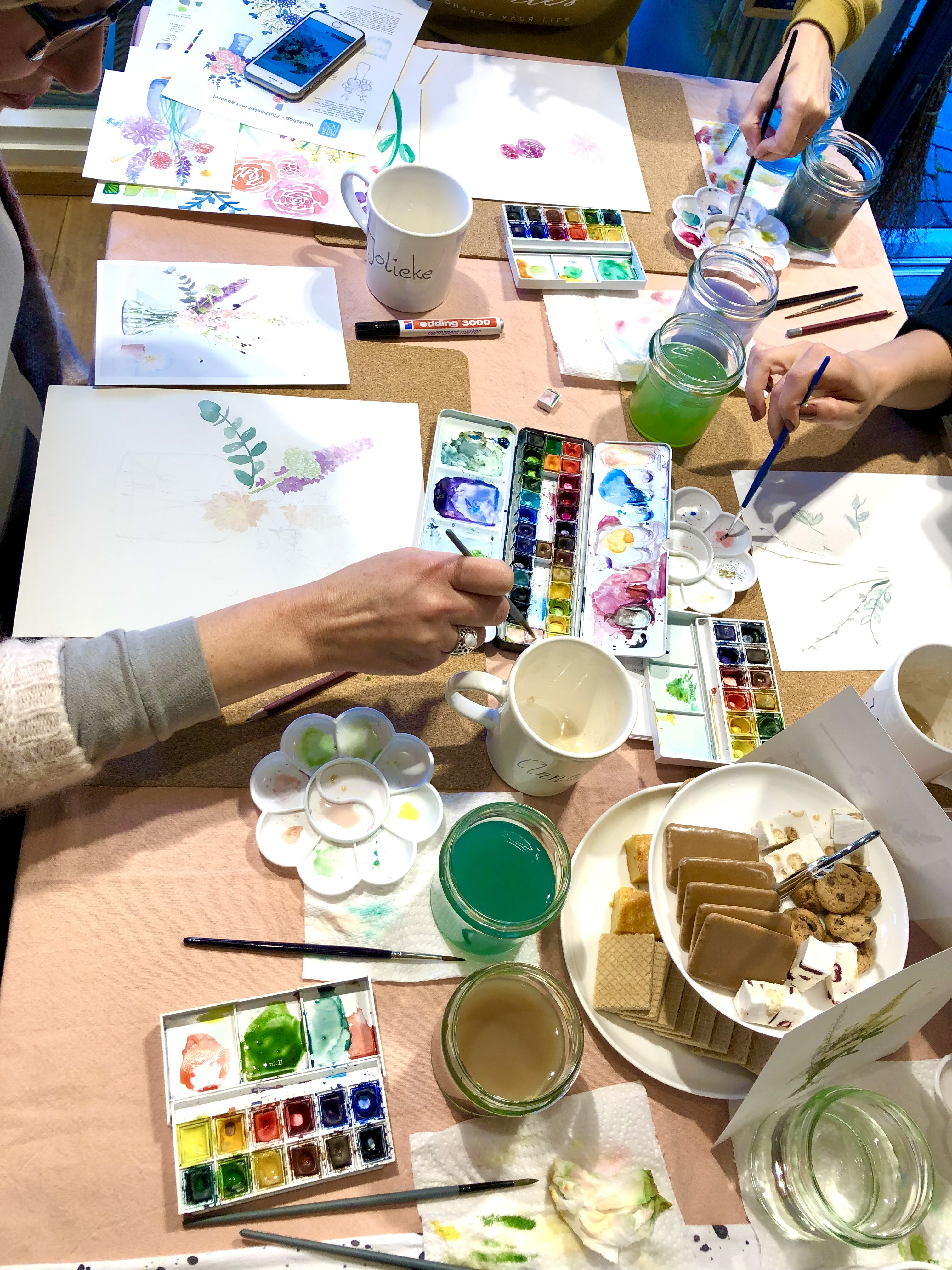 Tekentafel-avond 17 april - Foto