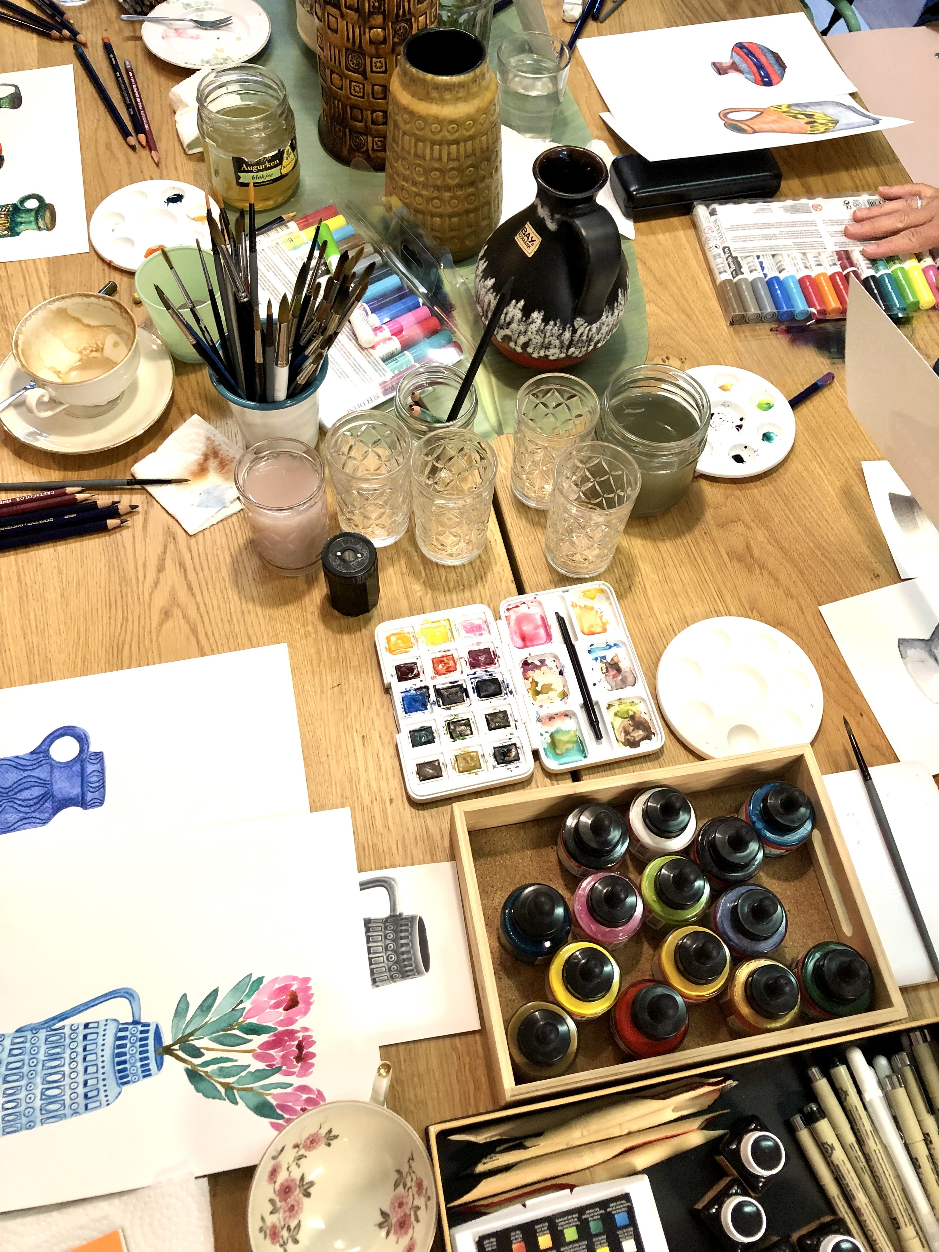 Tekentafel-avond 17 april - Foto