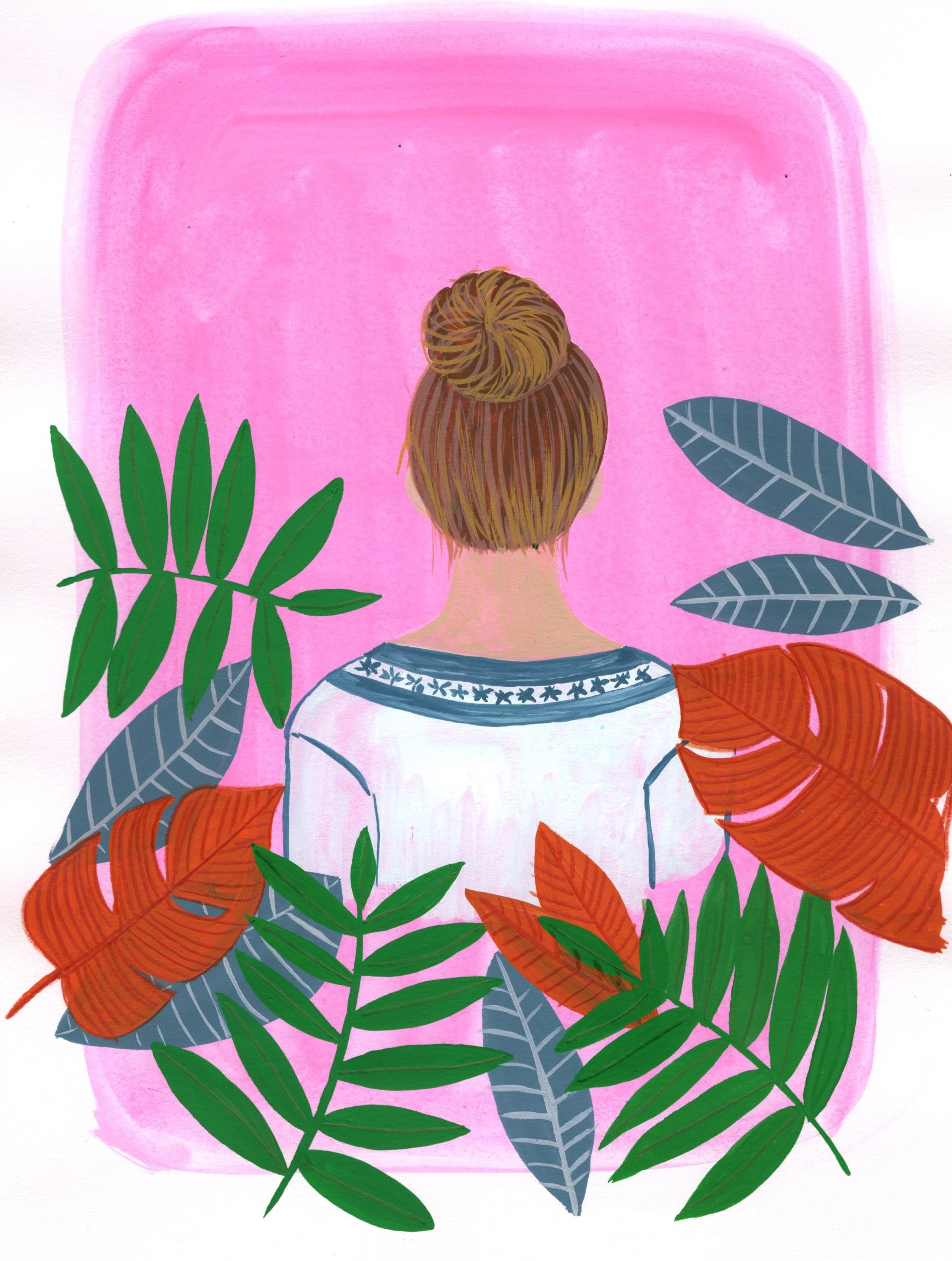 Folk art met gouache - Foto