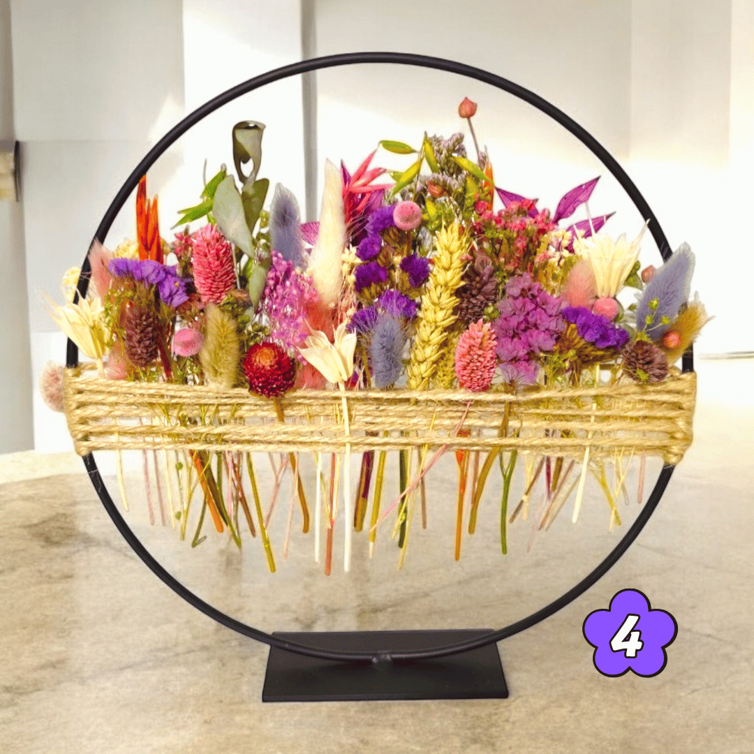 Privé Droogbloemenworshop in Beringen of op verplaatsing! - Foto