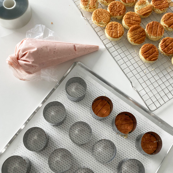 Workshop bavarois taartjes - Foto