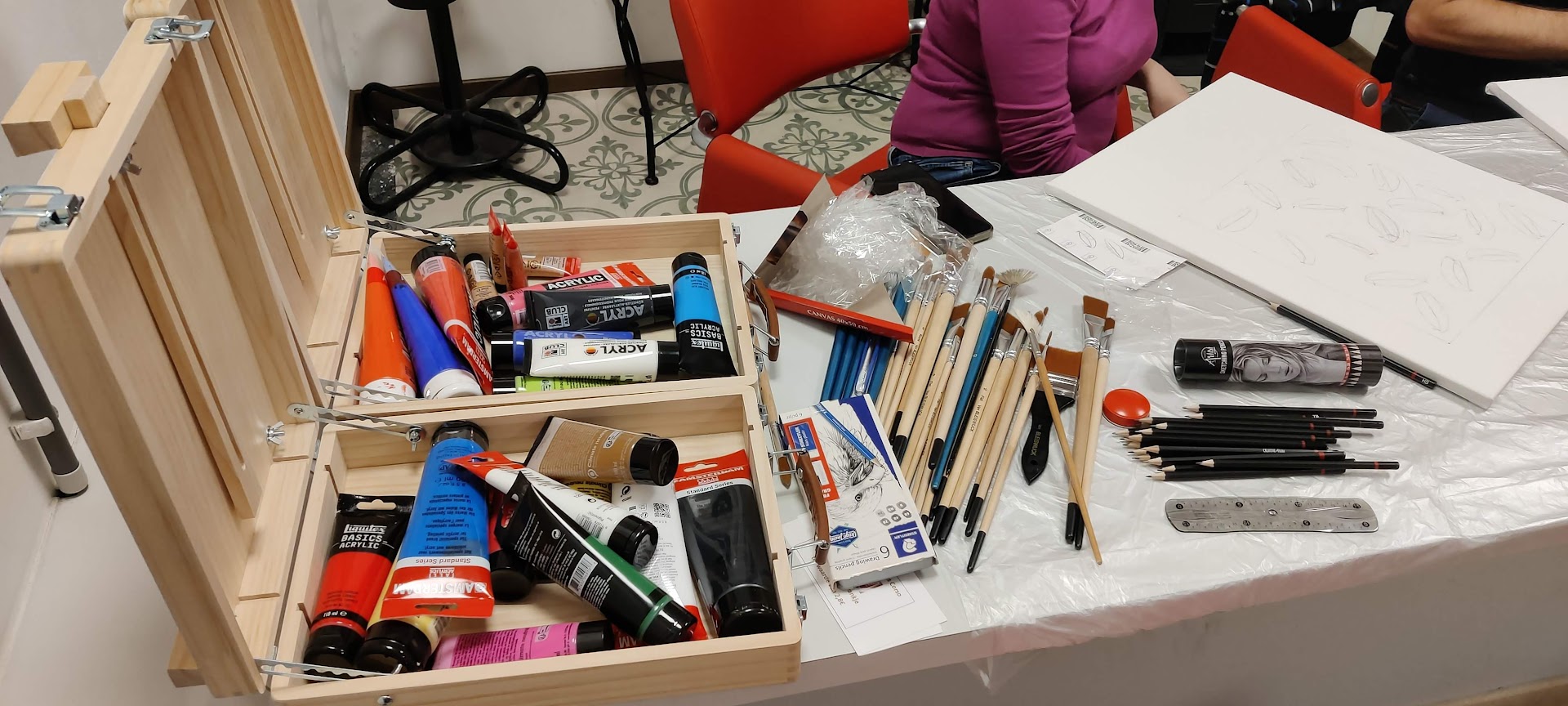 Acryl schilderij maken - Foto