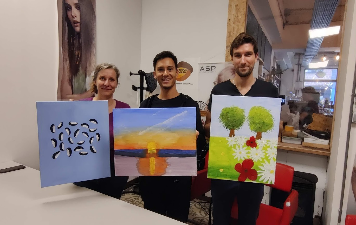 Acryl schilderij maken - Foto