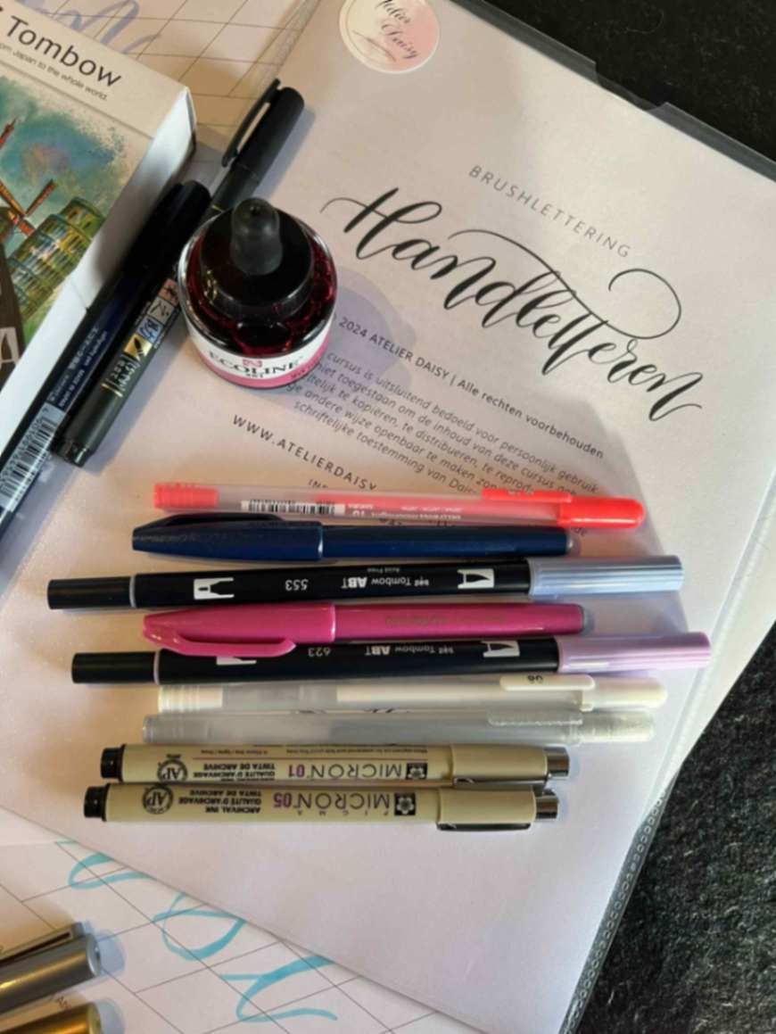 Workshop handletteren - Basis - Foto