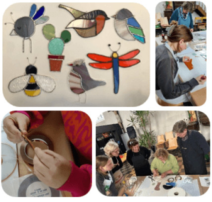 Glas in lood - Tiffany style (4,5u) door Luzatone in HOEGAARDEN