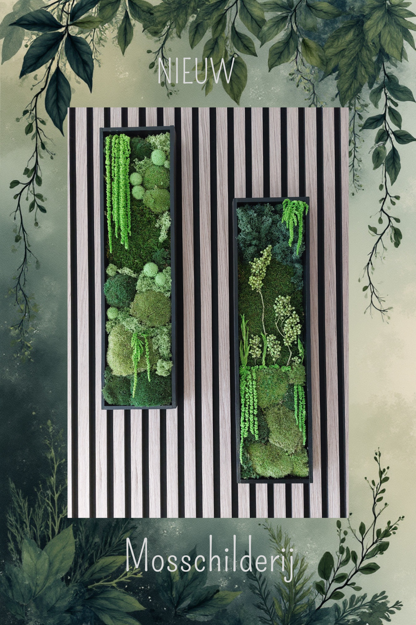 Workshop Powertex 'mosschilderij' - Foto