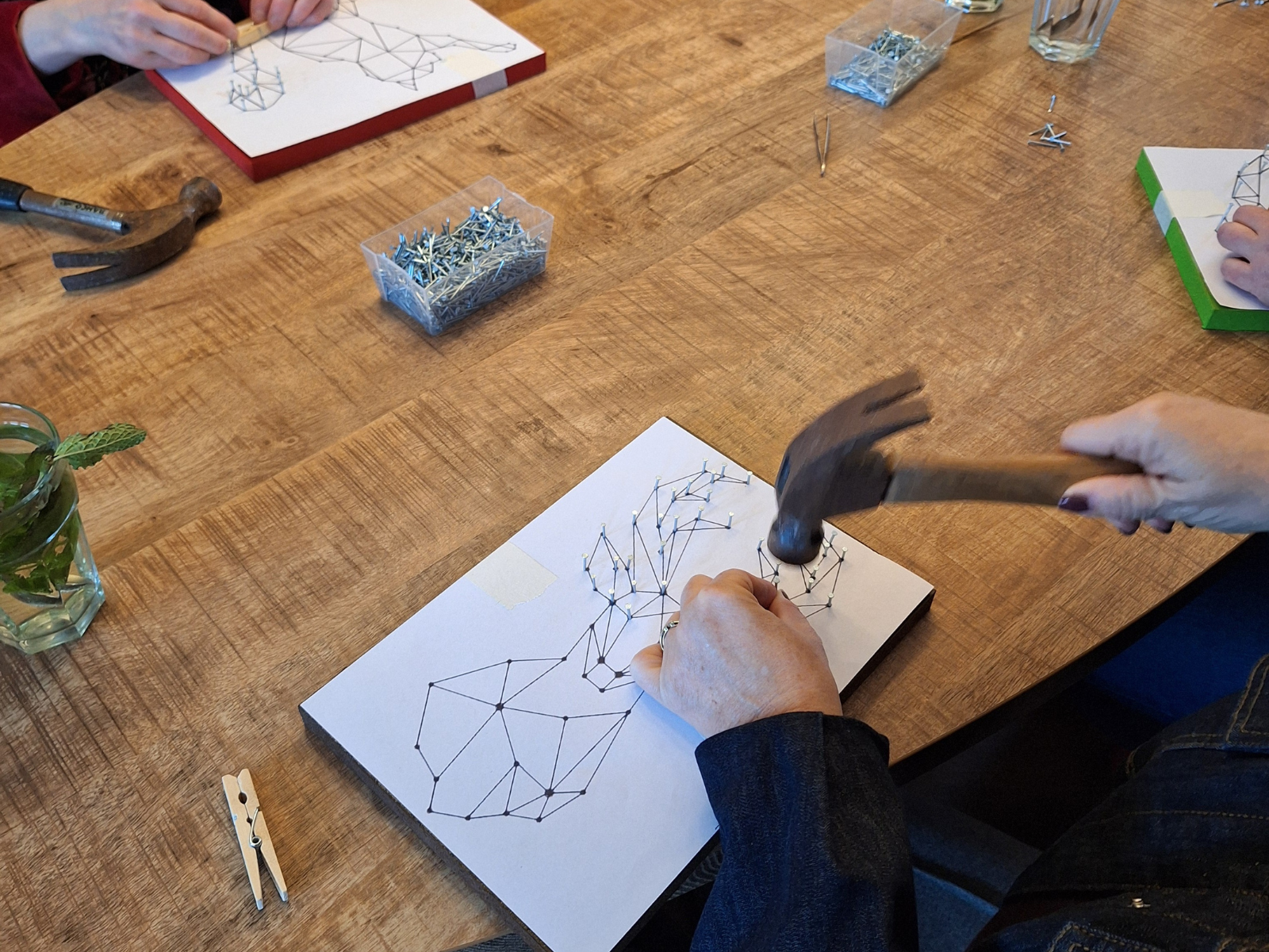 Workshop String art - Foto