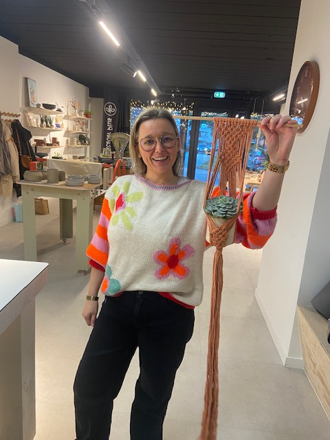 Workshop Macramé plantenhanger - Foto