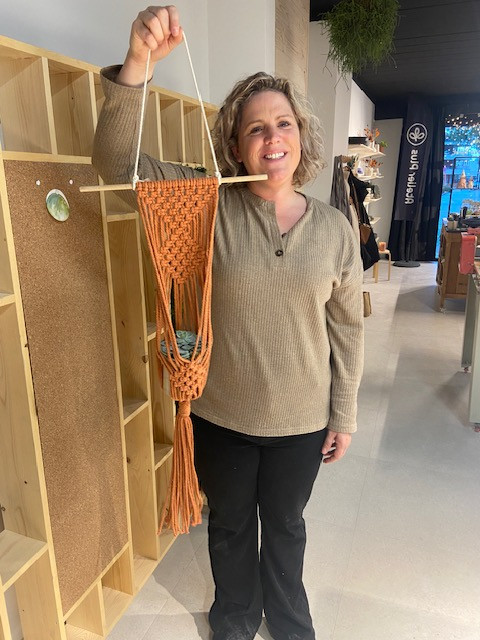 Workshop Macramé plantenhanger - Foto