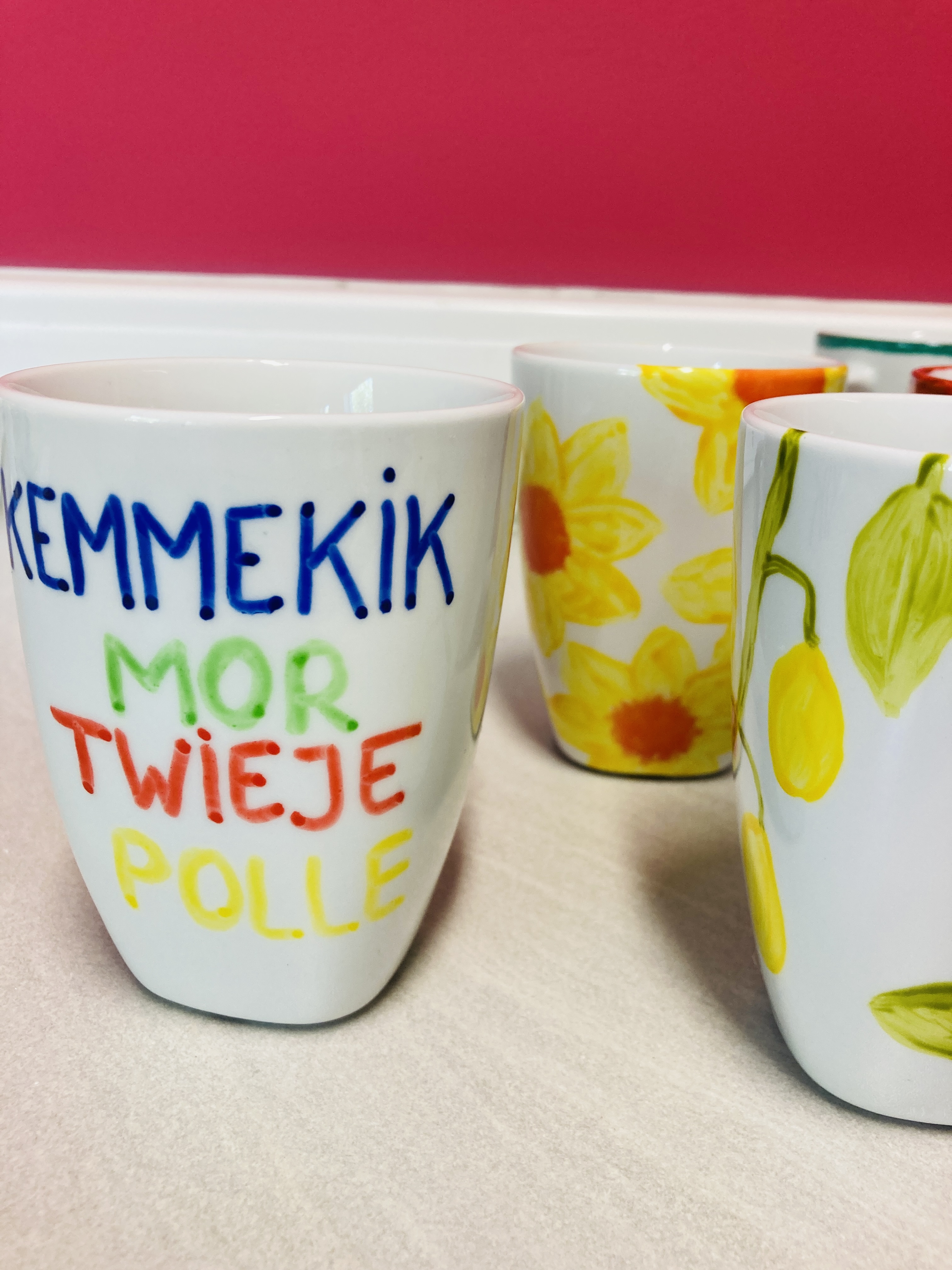 Sip & Paint - servies beschilderen - Foto