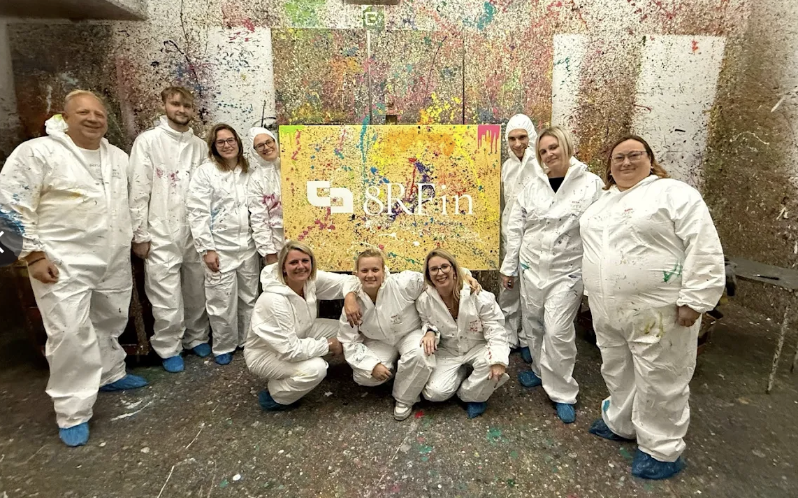 Teambuilding Splatter Art Painting in Antwerpen