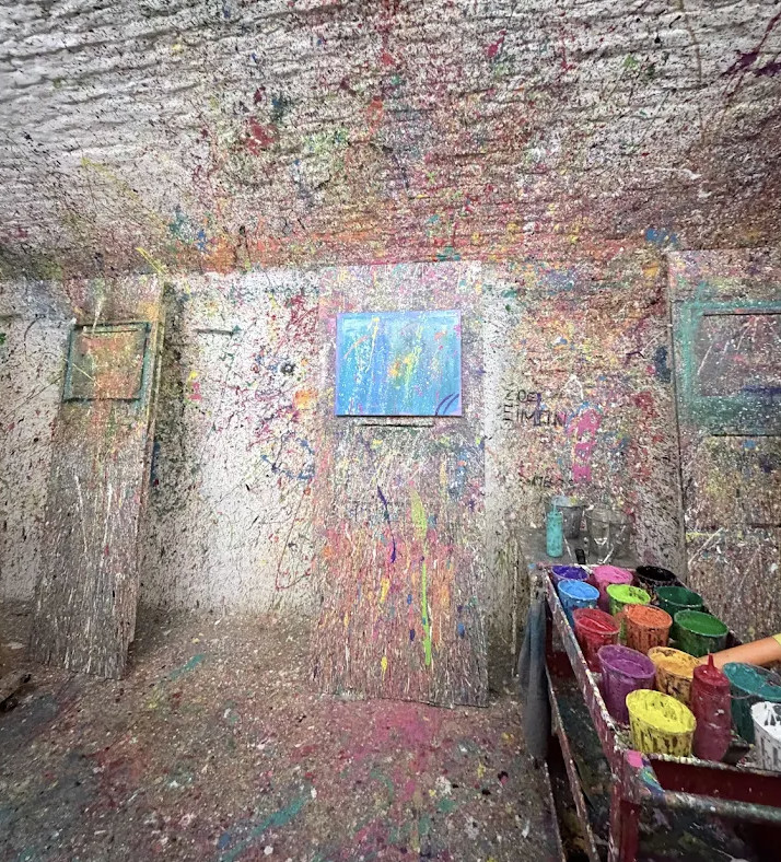 Teambuilding Splatter Art Painting in Antwerpen - Foto