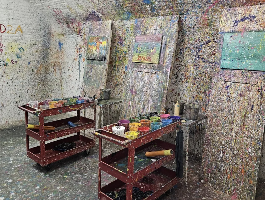 Teambuilding Action Painting in Antwerpen - Foto