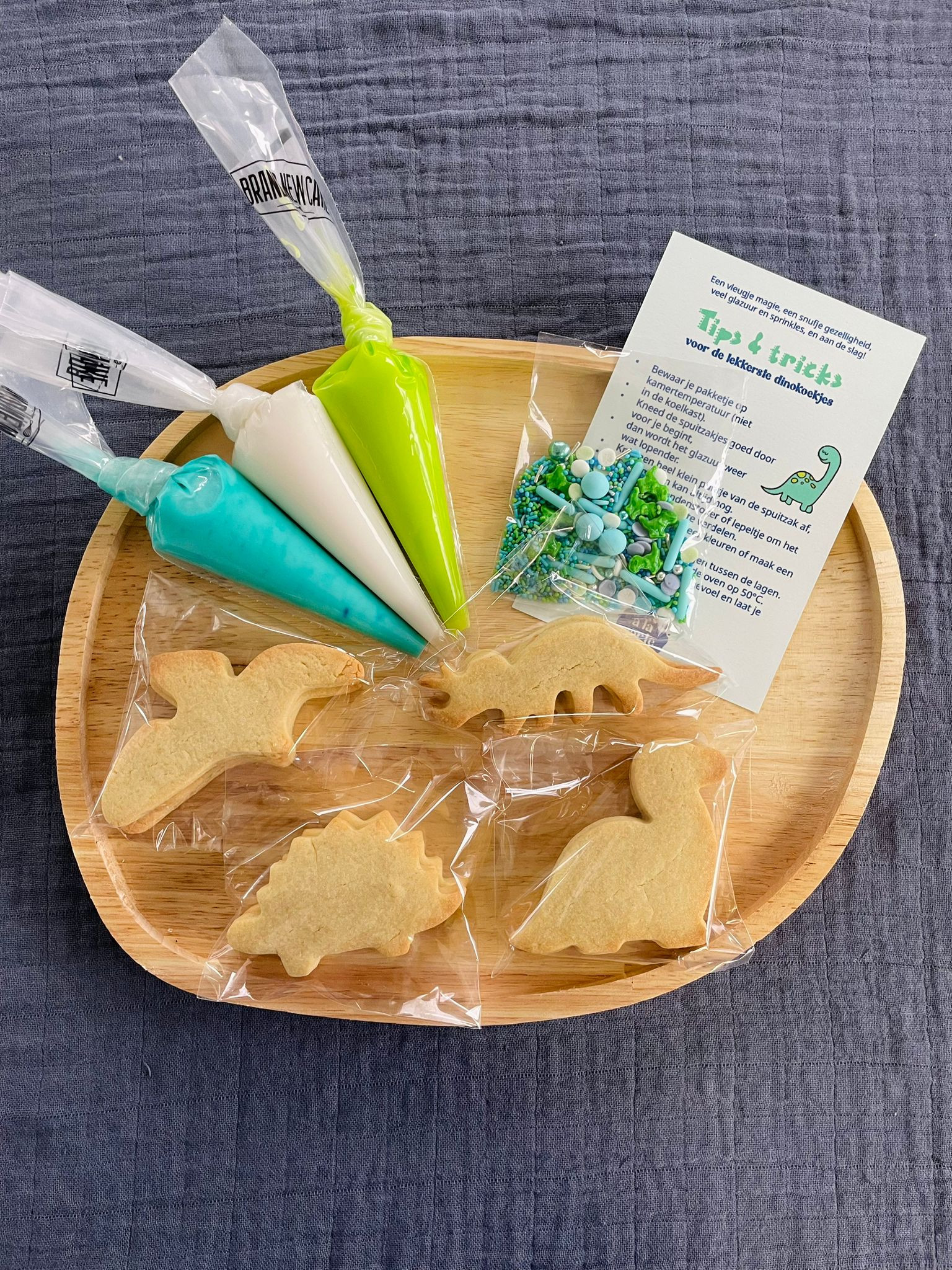 Dino DIY Koekjespakket - Foto