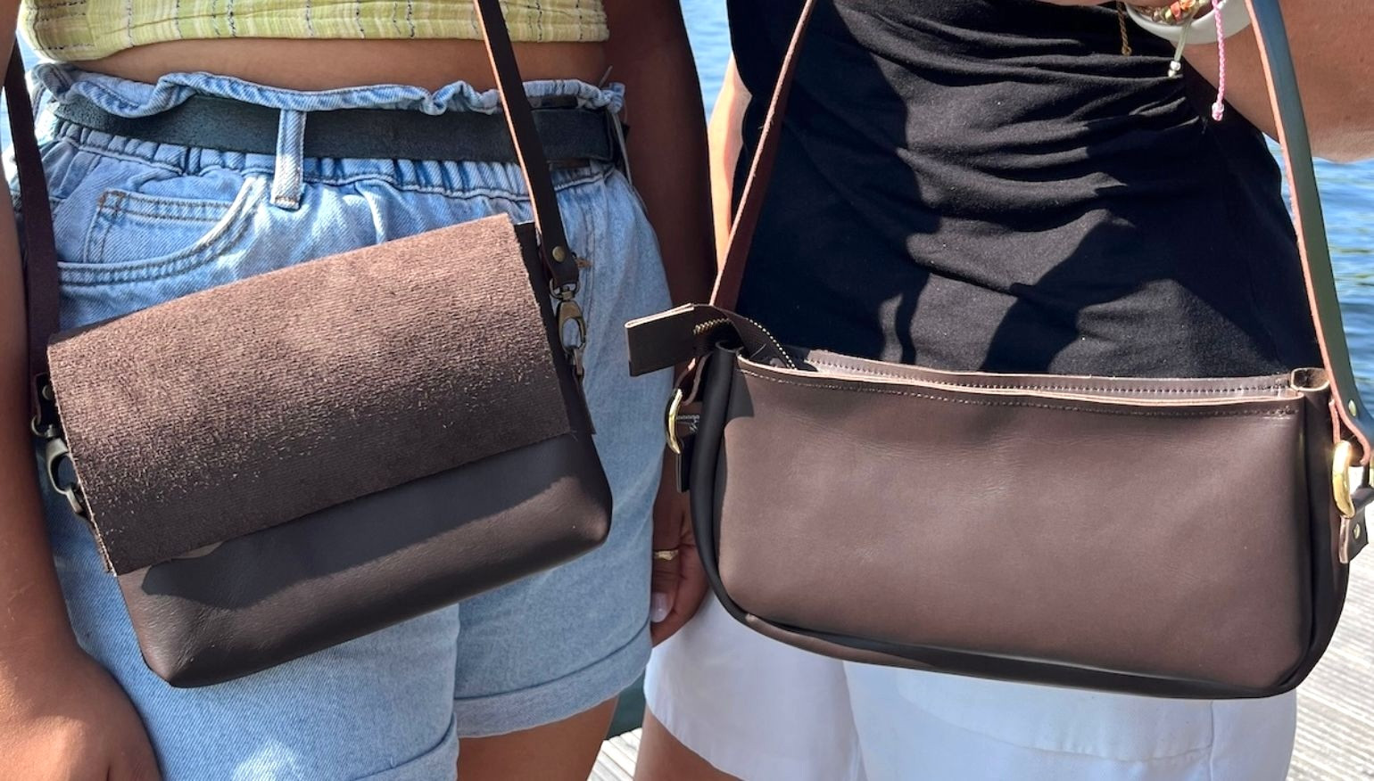 Workshop leren tas maken - Foto