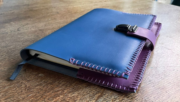 Workshop leren notebook cover maken