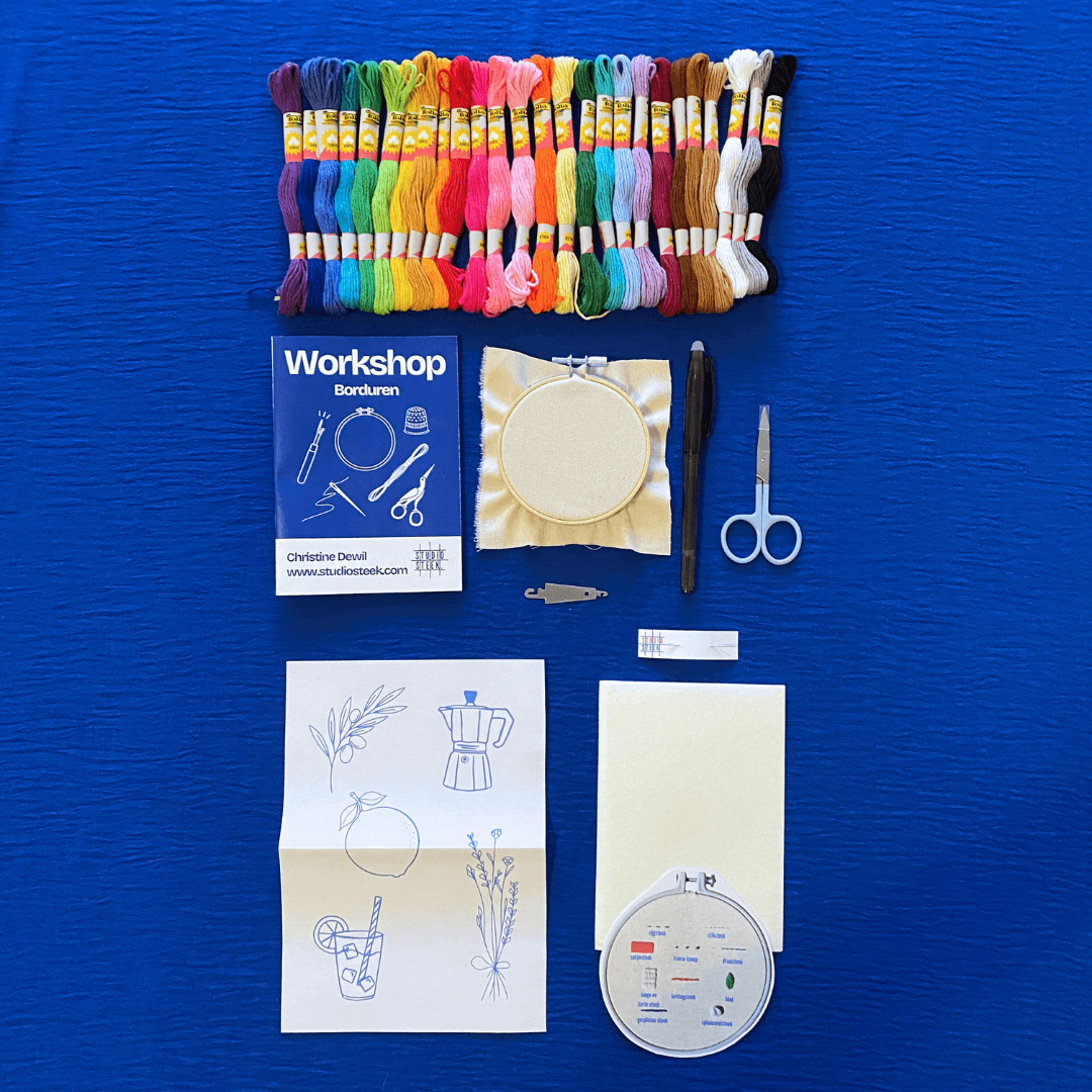 Borduurworkshop in een doosje