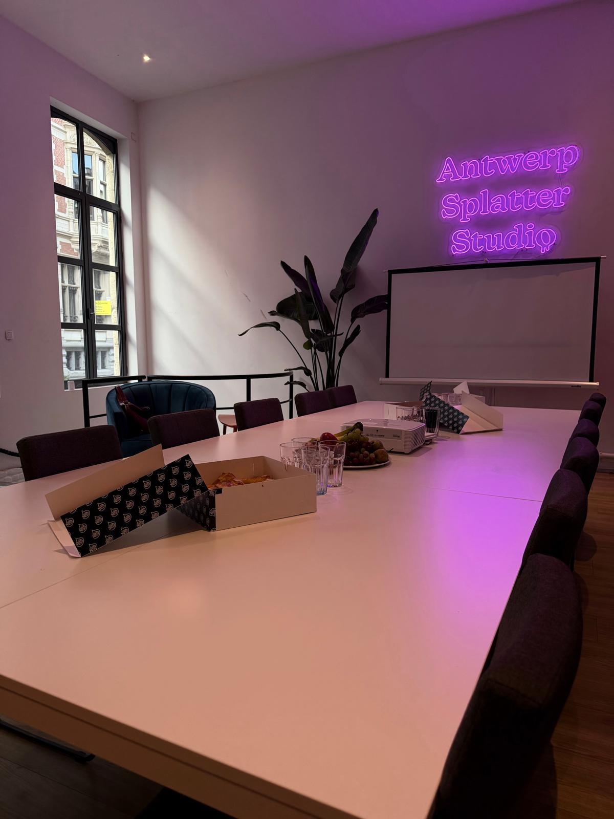 Teambuilding Action Painting in Antwerpen - Foto