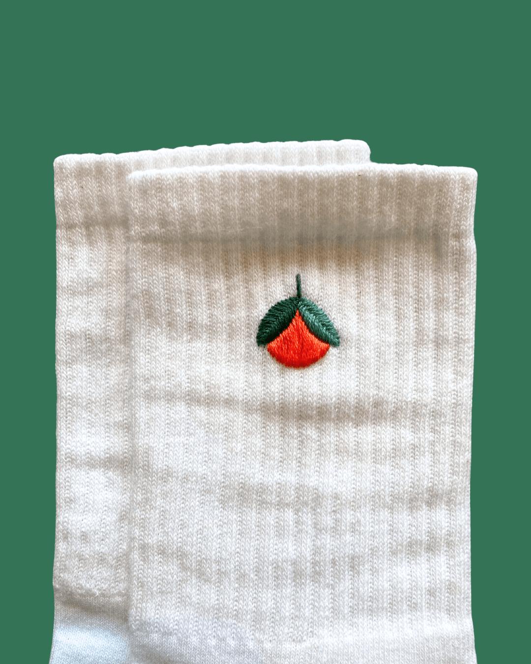 Borduren op sokken - Foto