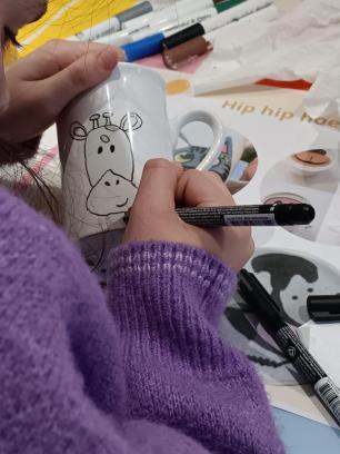 Kids workshop Mok met dierengezicht