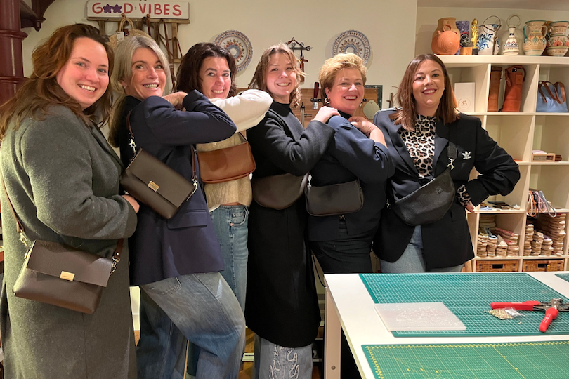 Workshop leren tas maken 👜 datum op aanvraag