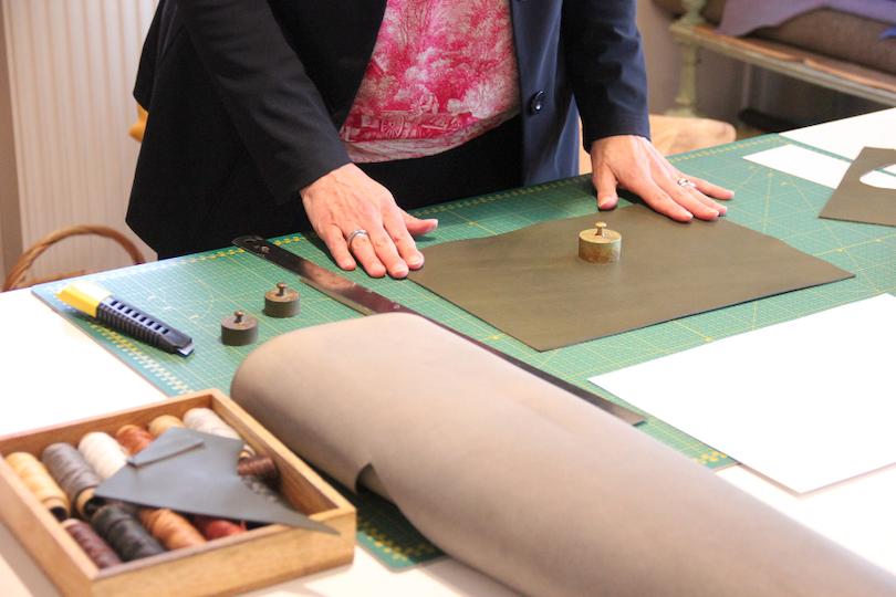 Workshop leren notebook cover maken - Foto