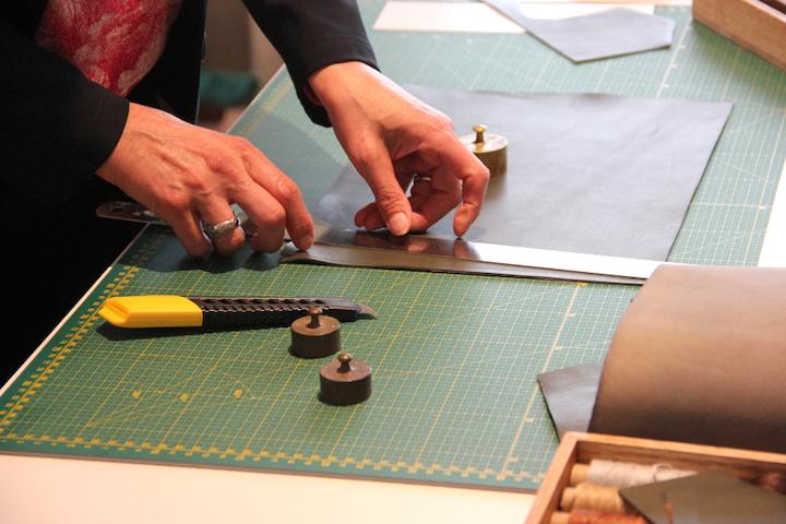 Workshop leren notebook cover maken - Foto