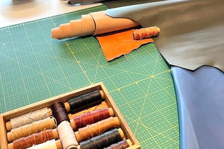 Workshop leren notebook cover maken - Foto