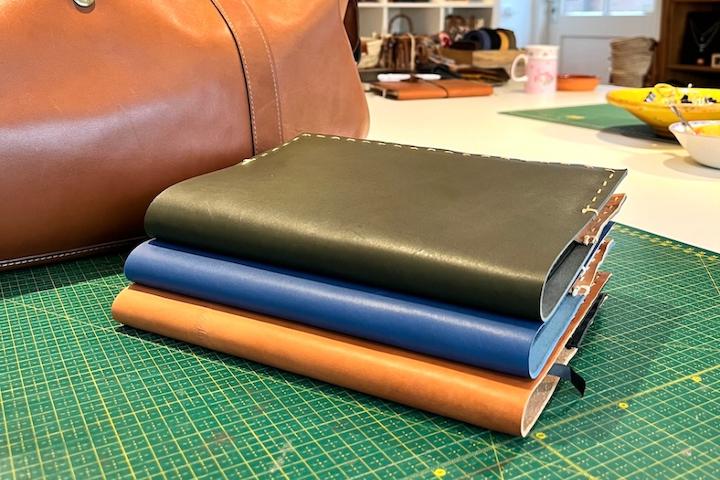 Workshop leren notebook cover maken 📚op locatie - Foto