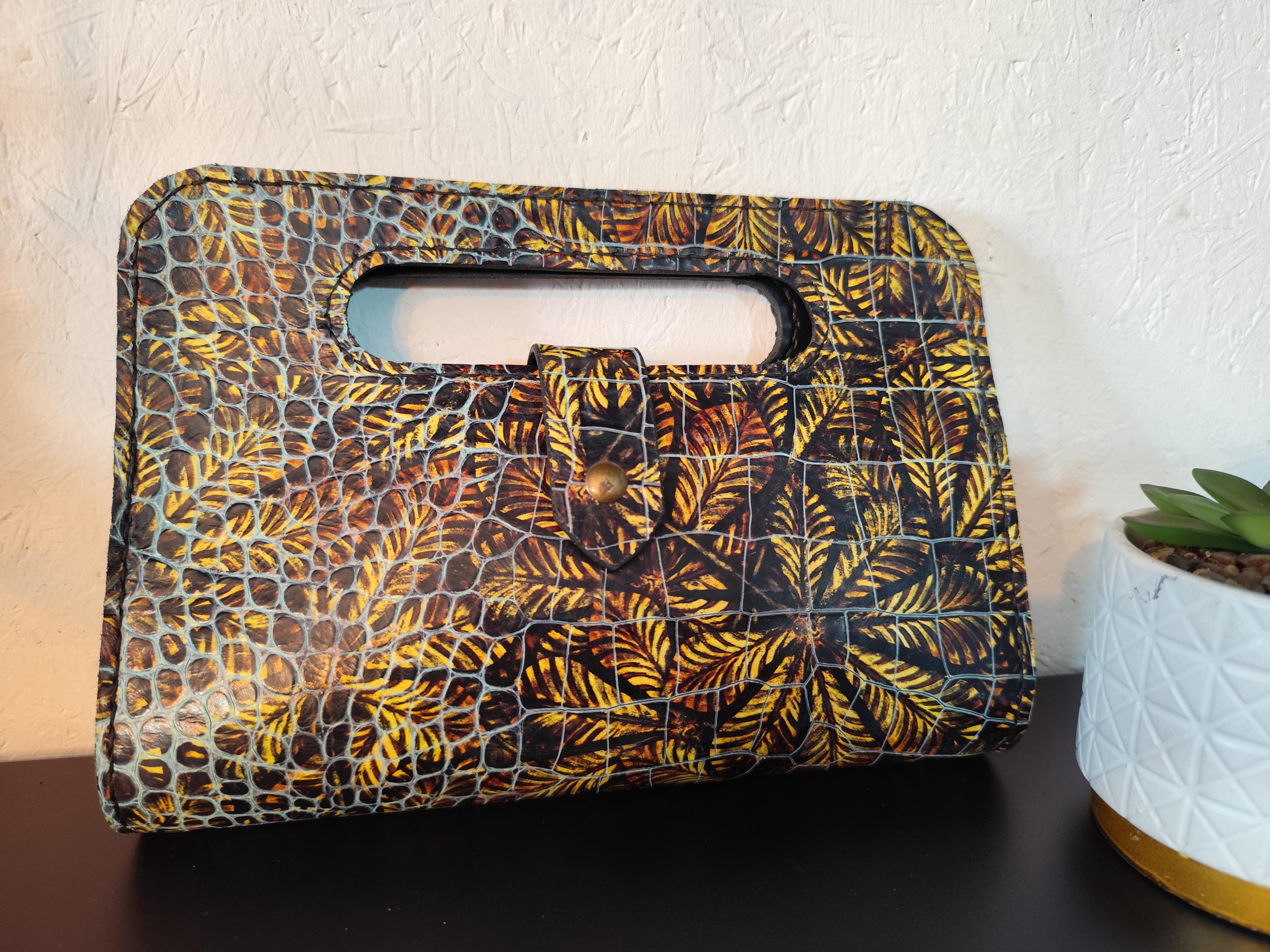 Workshop lederen handtas naaien - Foto