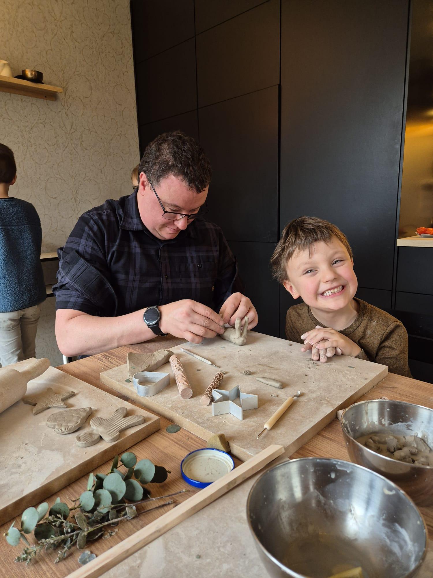 Klei(n)moment - Ouder & kind Workshop - Foto