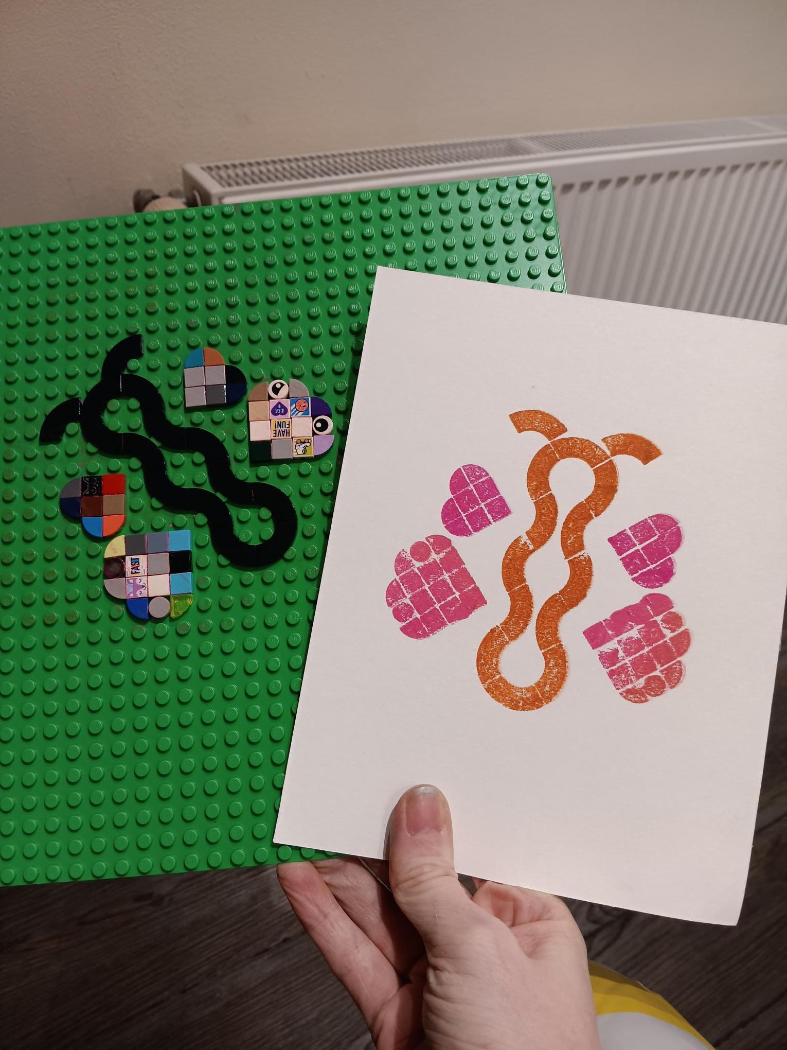 Kinderknutsels: Printen met LEGO - Foto