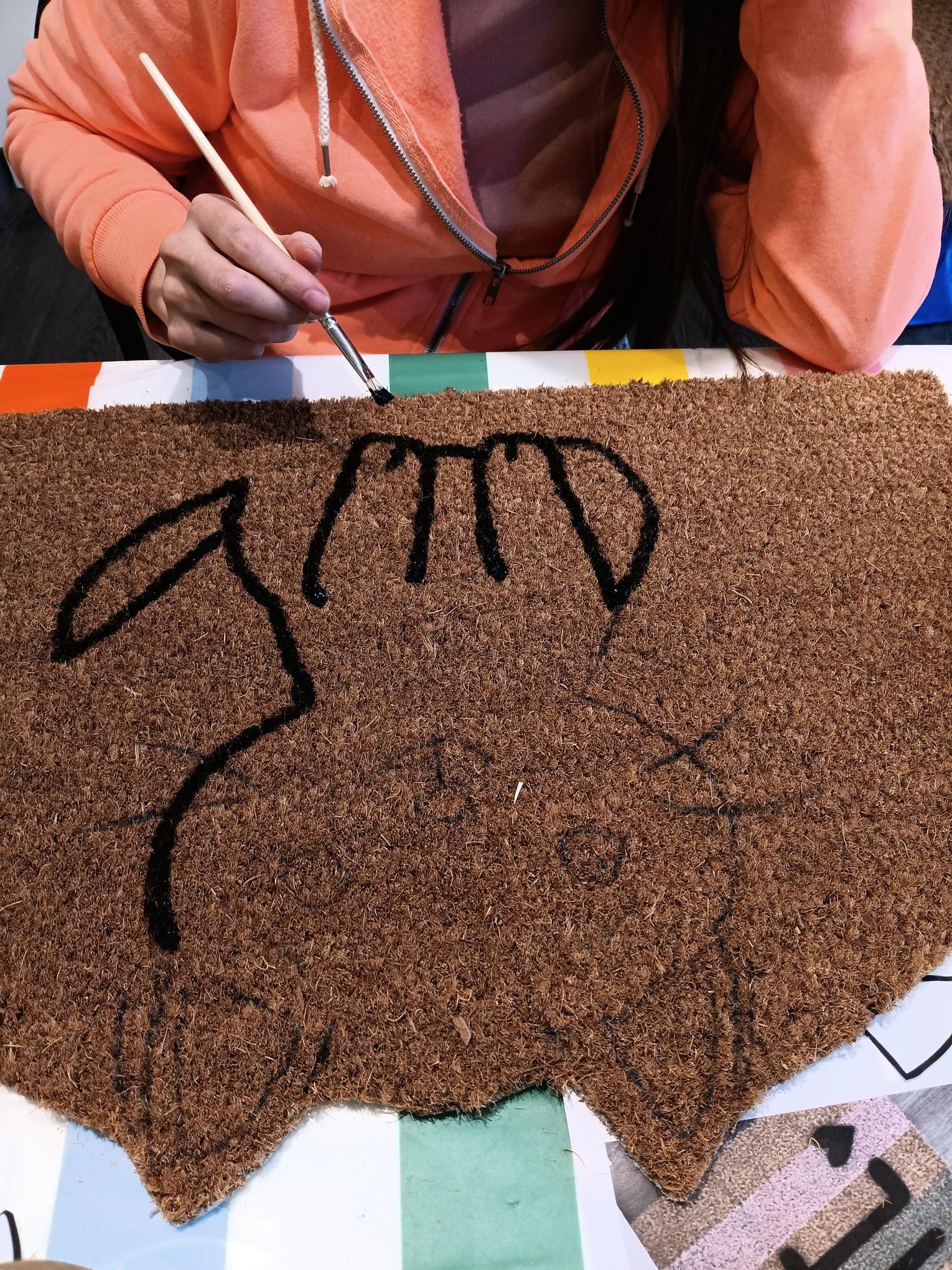 Deurmat pimpen - Foto