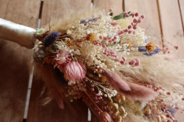 Droogbloemen boeket & sip workshop